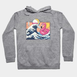 Great Wave at the Pool Hoodie